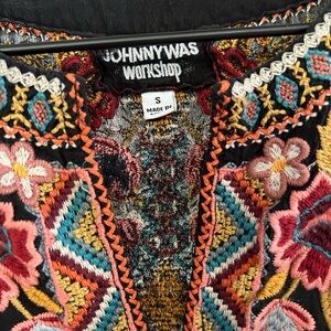 JOHNNY WAS long sleeved above the knee dress